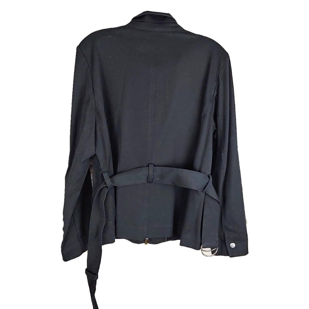 Jones New York Signature Wmn L  Zip Belted Jacket - Picture 5 of 5